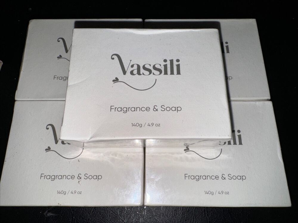 Lot Of 5 Vassili Fragrance & Soap 4.9 Oz/140g NIB